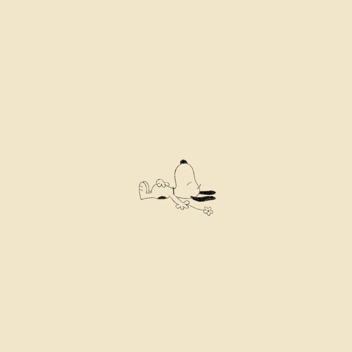 Snoopy laying down
