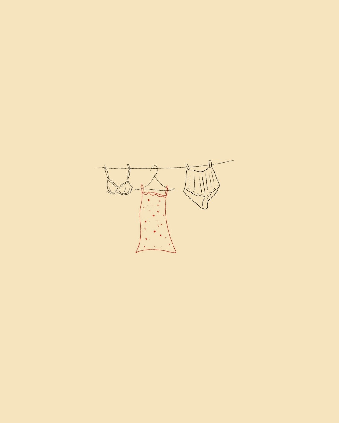Hanging clothes