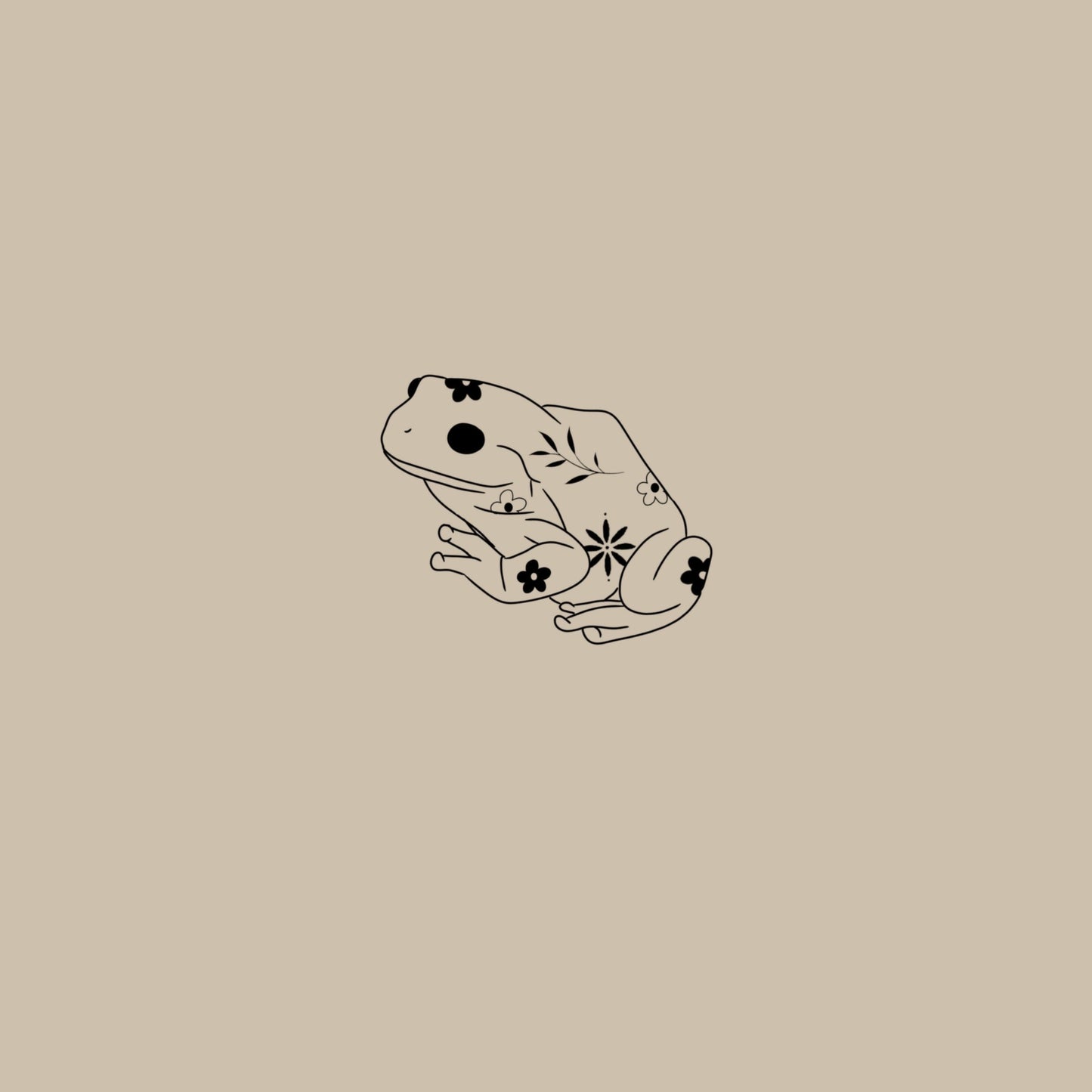Floral frog