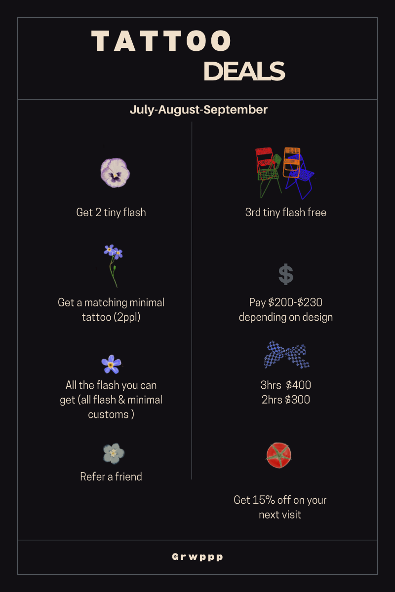 TATTOO DEALS