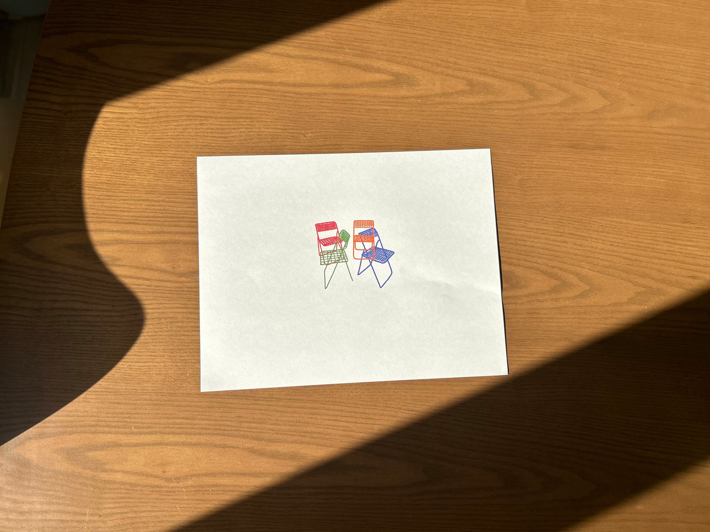 Sillas de colores Print