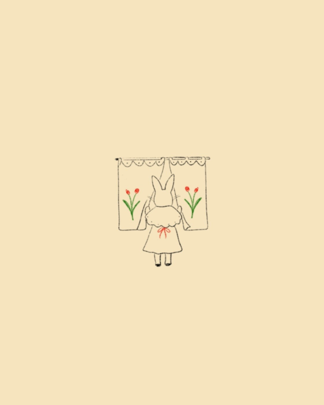 By the window