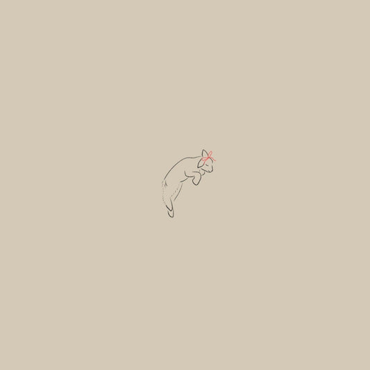 Baby goat jumping