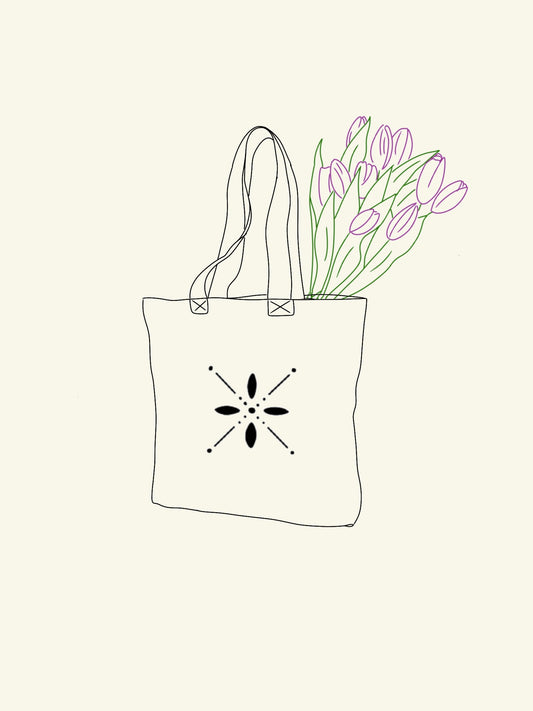 Tulips tote