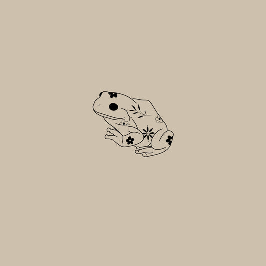 Floral frog