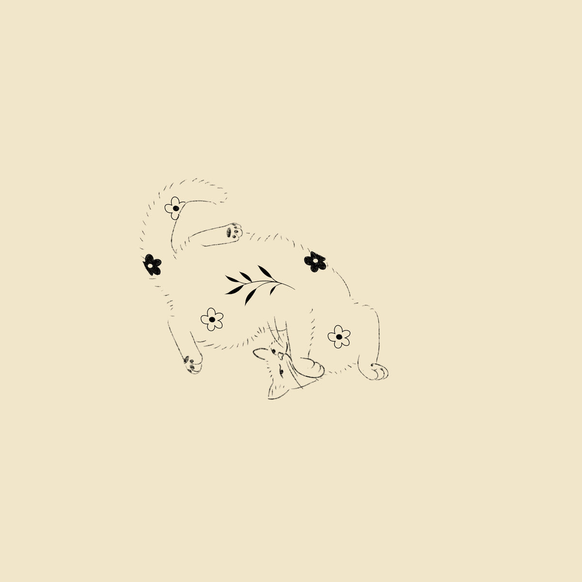 Flowery cat #2
