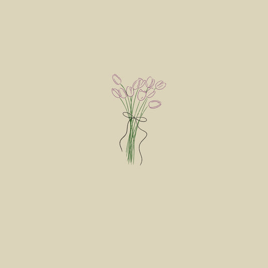 Tulips bouquet plain