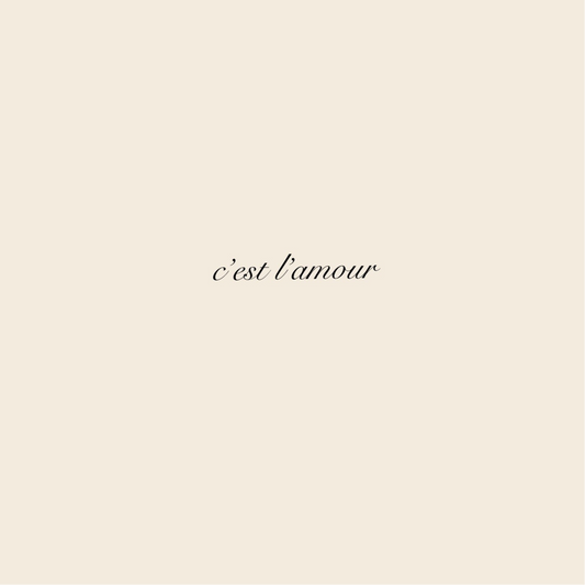 C’est l’amour