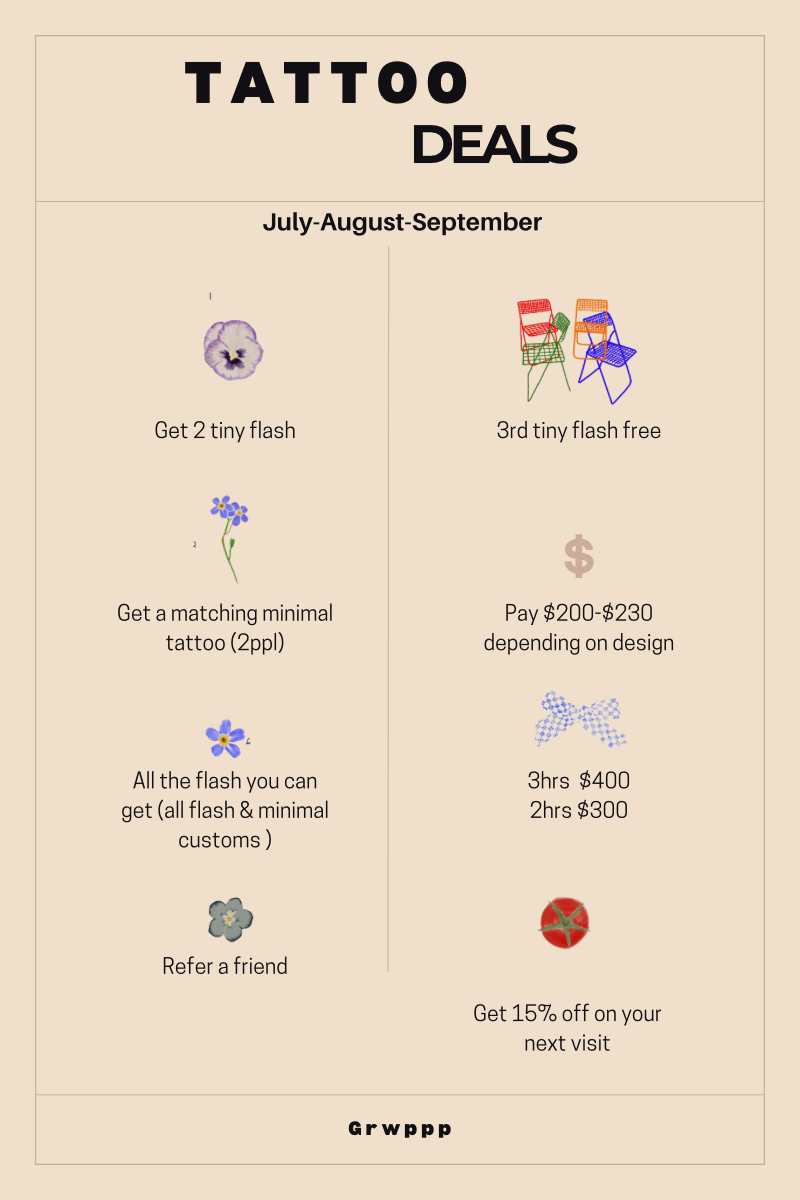 TATTOO DEALS