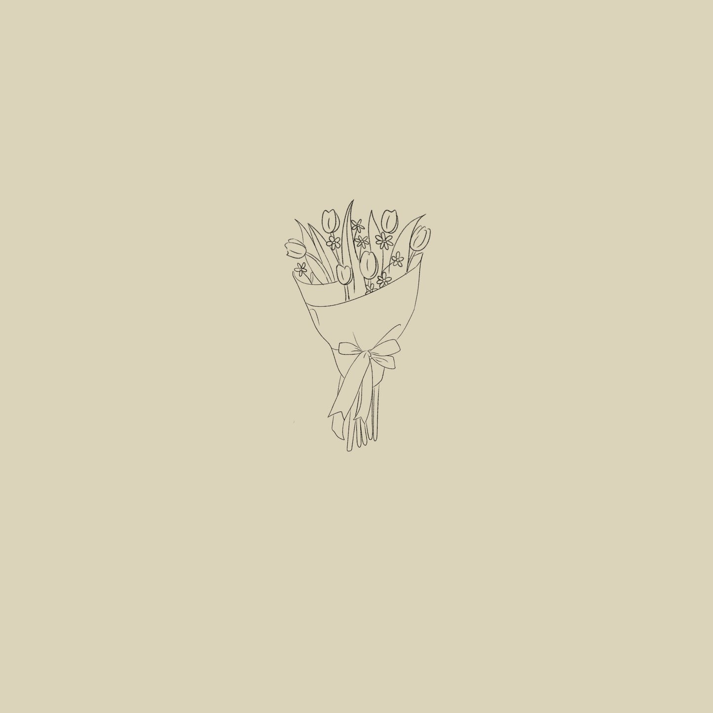 Daisies and tulips bouquet