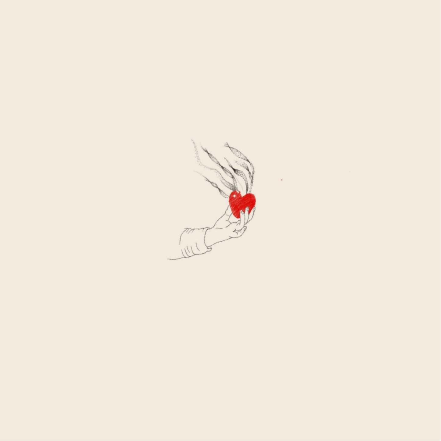 Holding heart