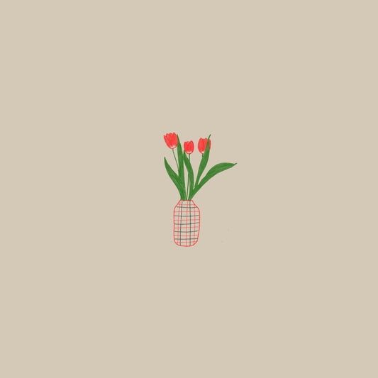 Tulips pot