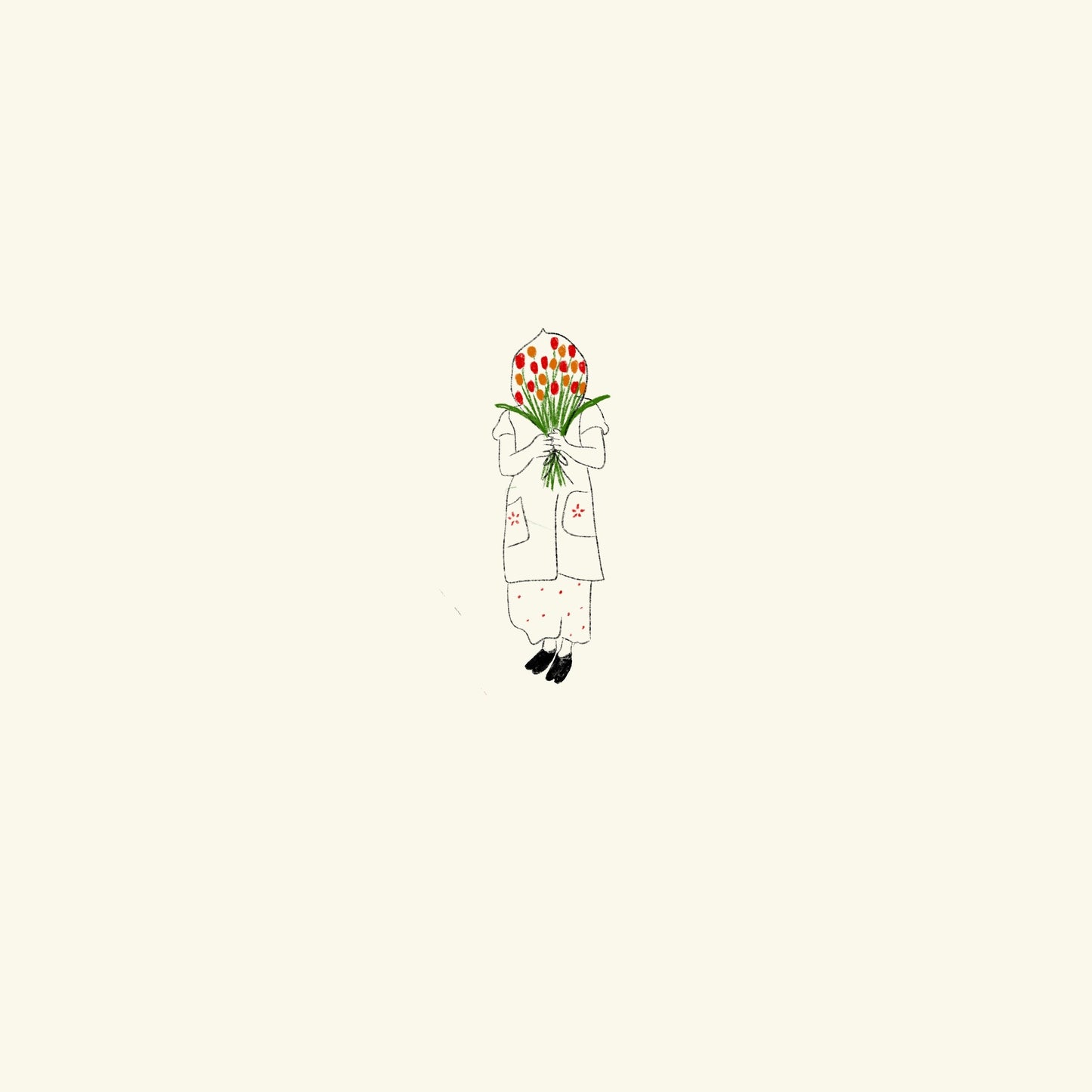 Granny and flowers