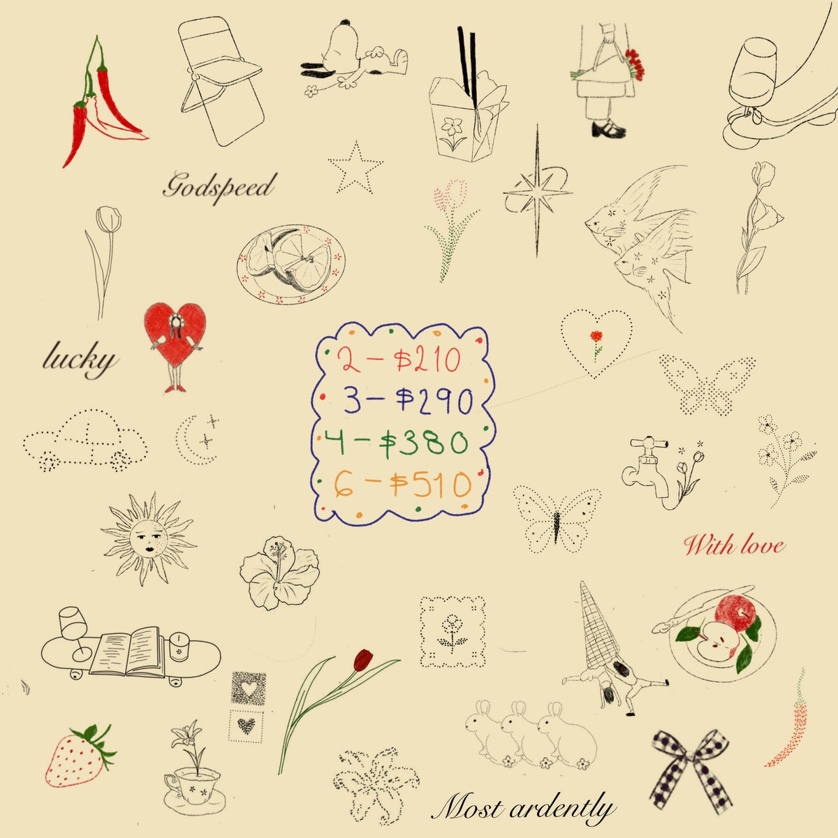 Tiny tattoo bundle (MTL only)